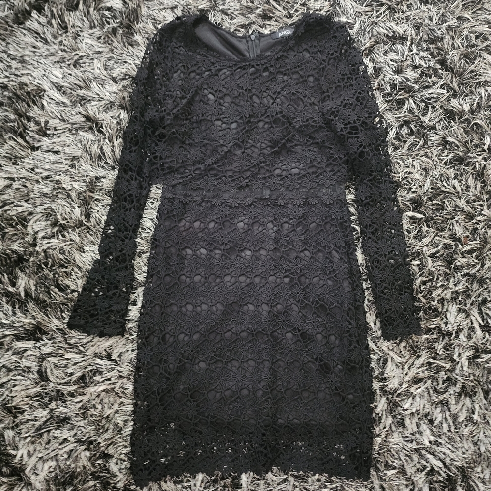 Elegant Black Lace Dress
